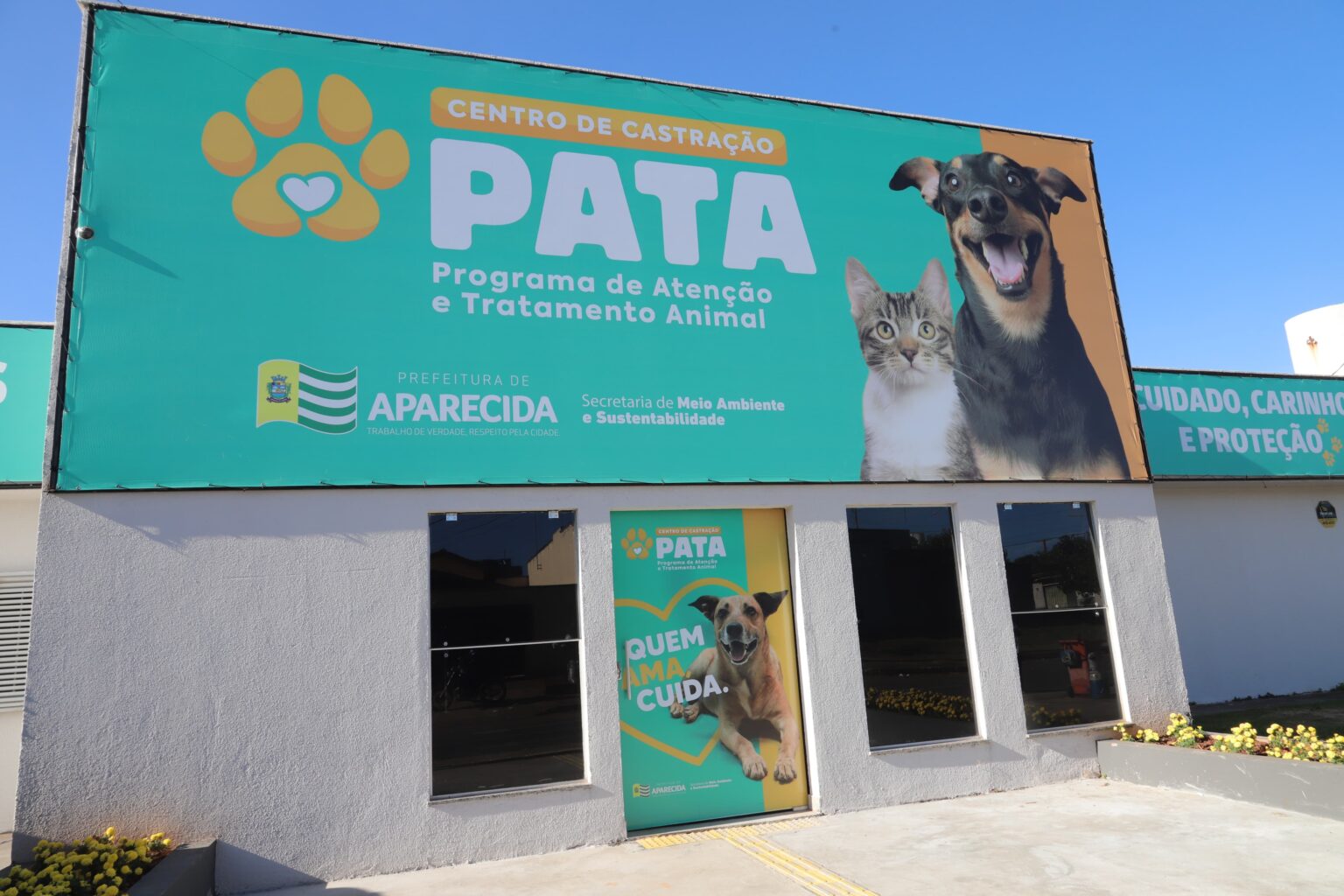 Imagem destacada do post: Aparecida inaugura espaço para castração gratuita de cães e gatos