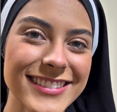 Imagem destacada do post: Freira goiana volta a encantar internet com mensagens inspiradoras