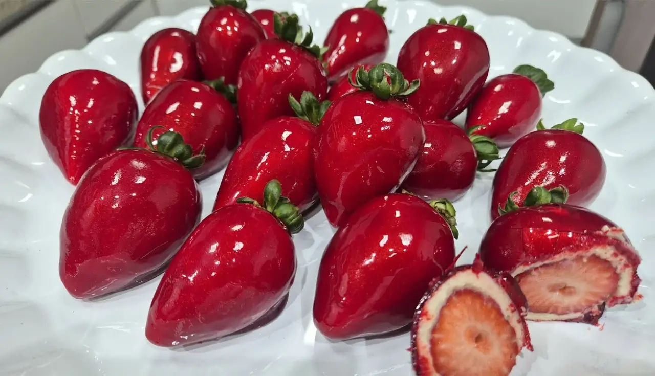 Imagem destacada do post: Morango do amor: aprenda a fazer a receita sensação do momento