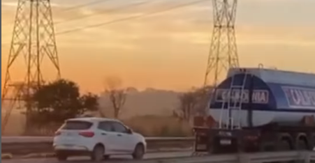 Imagem destacada do post: Acidente entre caminhão-tanque e ônibus deixa ferido na GO-020