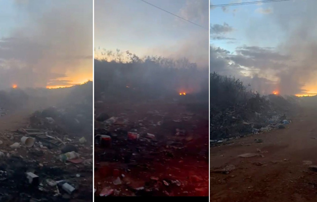 Imagem destacada do post: Justiça dá 48 horas para que prefeitura controle focos de incêndio em lixão