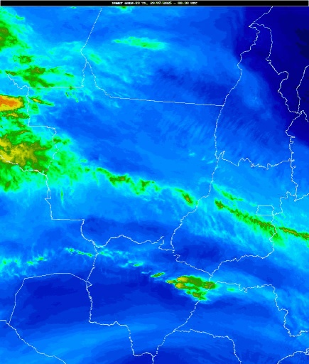 Imagem destacada do post: Chuva rápida antecede queda de temperatura em cidades do interior de Goiás