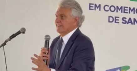 Imagem destacada do post: “Goiás estava falido e hoje está 100% recuperado”, lembra Caiado em Stª Cruz
