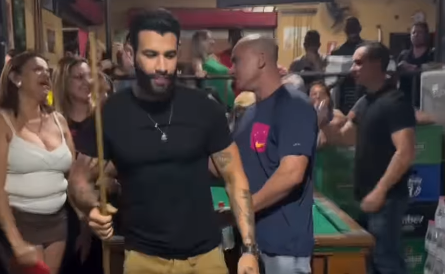 Imagem destacada do post: Gusttavo Lima e amigos sertanejos se reúnem em boteco raiz de Goiânia