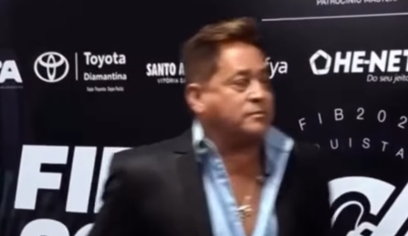 Imagem destacada do post: Leonardo corta repórter em entrevista coletiva: “Não falo da minha família”; veja vídeo