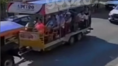 Imagem destacada do post: Engate de trenzinho se solta e assusta passageiros no sul de Minas [vídeo]