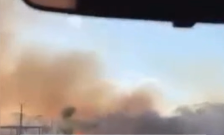Imagem destacada do post: Incêndio atinge vegetação às margens do Córrego Anjinho, no Jardim Mariliza