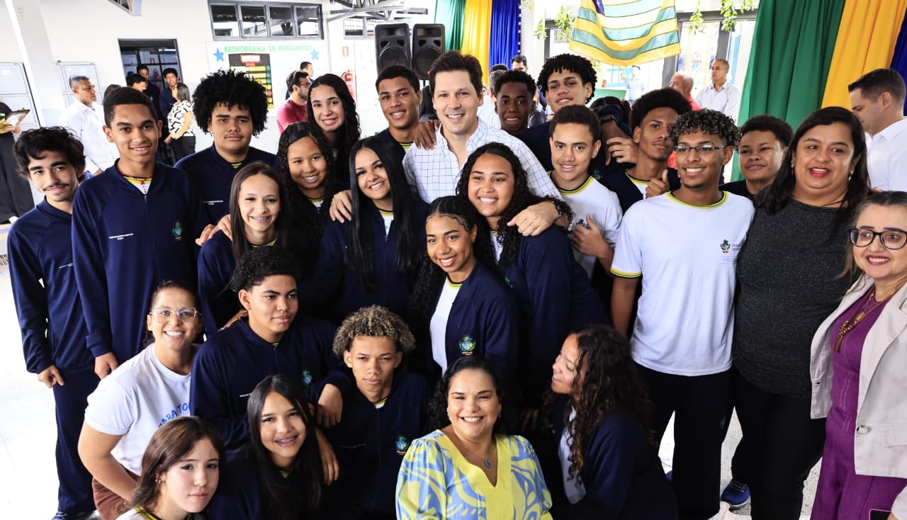 Imagem destacada do post: Daniel Vilela inaugura nova escola na região da Chácara São Pedro