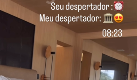 Imagem destacada do post: Andressa Suita posta ‘vozeirão’ de Gusttavo Lima logo cedo e vídeo viraliza