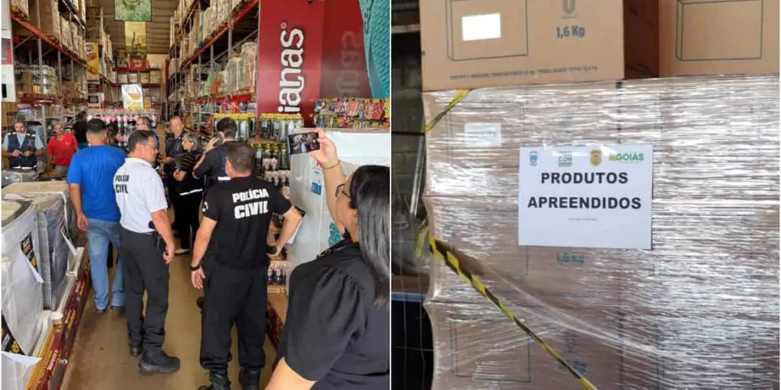 Imagem destacada do post: Quase 30 toneladas de sabão em pó falsificado são apreendidas em Goiás