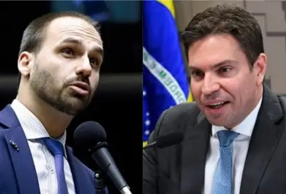Imagem destacada do post: Câmara cassa mandato de Eduardo Bolsonaro e Alexandre Ramagem