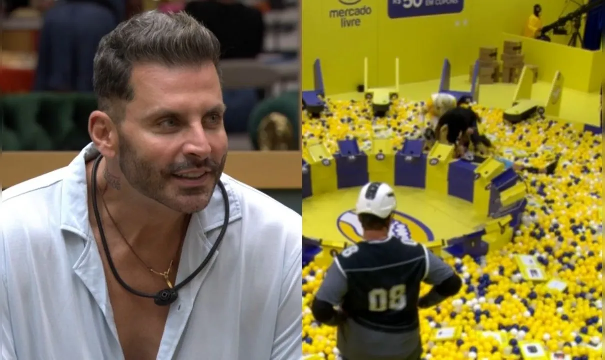 Imagem destacada do post: Após ter convulsão em prova, Henri Castelli volta à casa do BBB e passa mal de novo