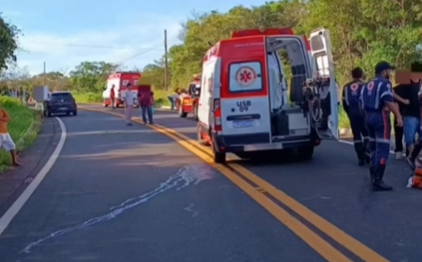 Imagem destacada do post: Jovem morre e 17 ficam feridos em acidente na GO-507 em Rio Quente