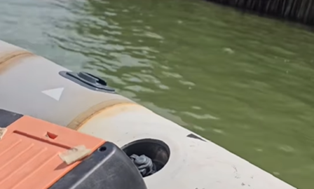 Imagem destacada do post: Internauta explica o que fazer quando bote está afundando: “sem pressa”