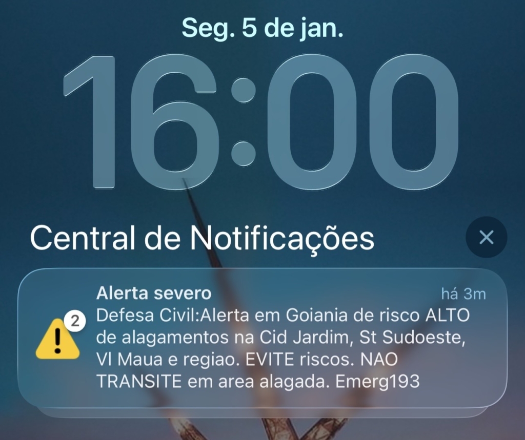 Defesa Civil emite mais de 10 alertas em Goiânia e preocupa população 1 IMG 9766