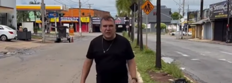 Imagem destacada do post: Mabel se irrita com lixo jogado no canteiro central e cobra apoio da população