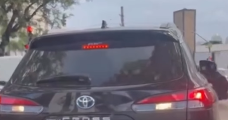 Imagem destacada do post: Motorista percebe luz de ré acesa, alerta carro da frente que ignora e provoca batida