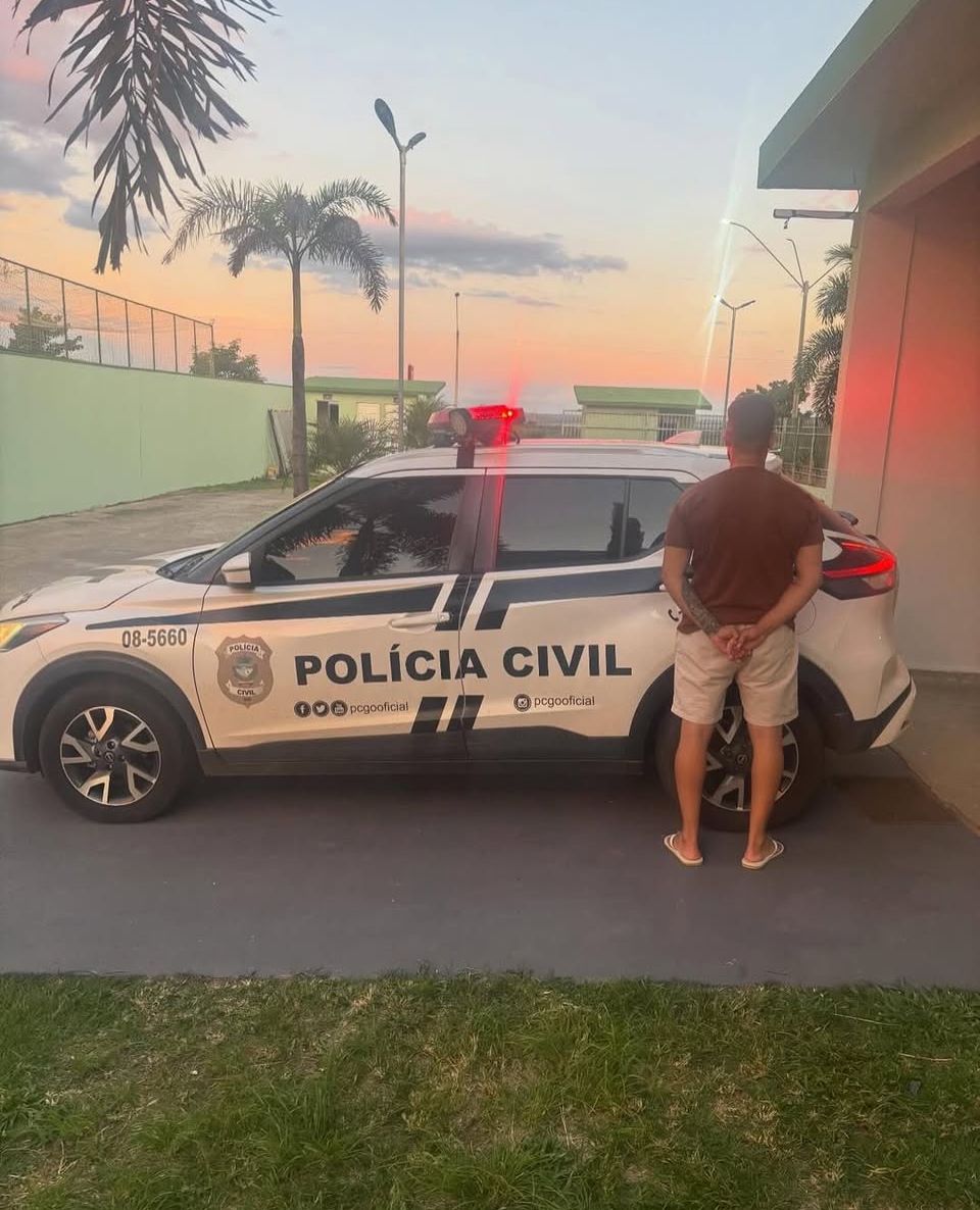Imagem destacada do post: Homem é preso suspeito de agredir companheira grávida em Bela Vista de Goiás