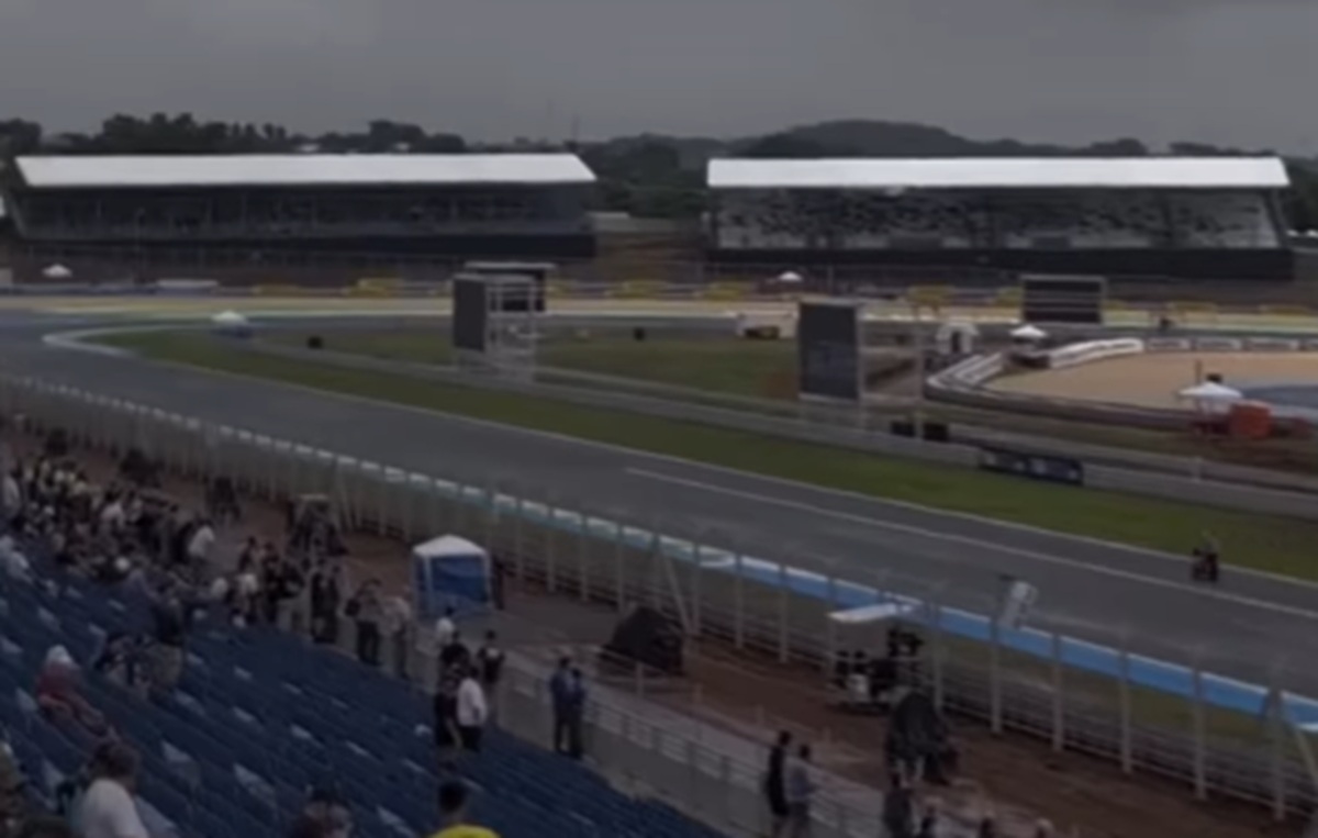 Imagem destacada do post: 1º dia de MotoGP tem reconhecimento de pista e treinos livres; veja imagens