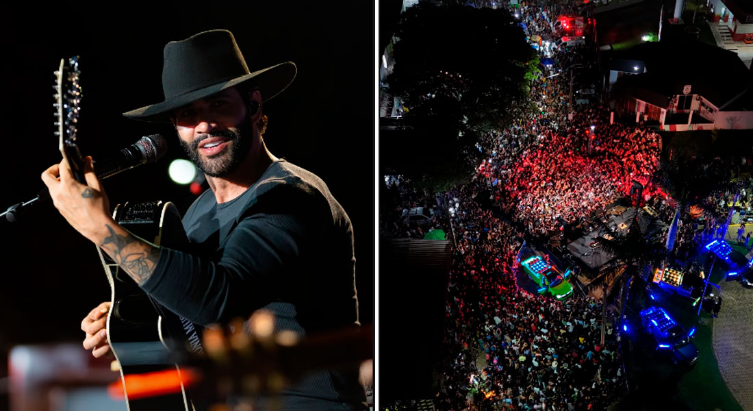 Imagem destacada do post: Gusttavo Lima faz show surpresa no Lago de Bela Vista; veja vídeo