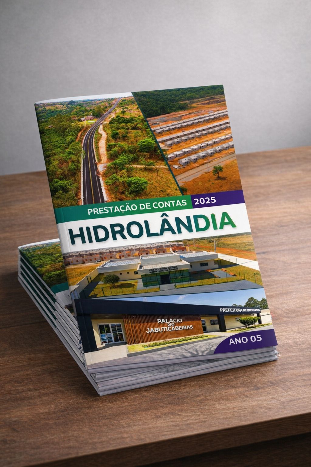 Imagem destacada do post: Prefeitura lança revista de prestação de contas com ações realizadas em 2025