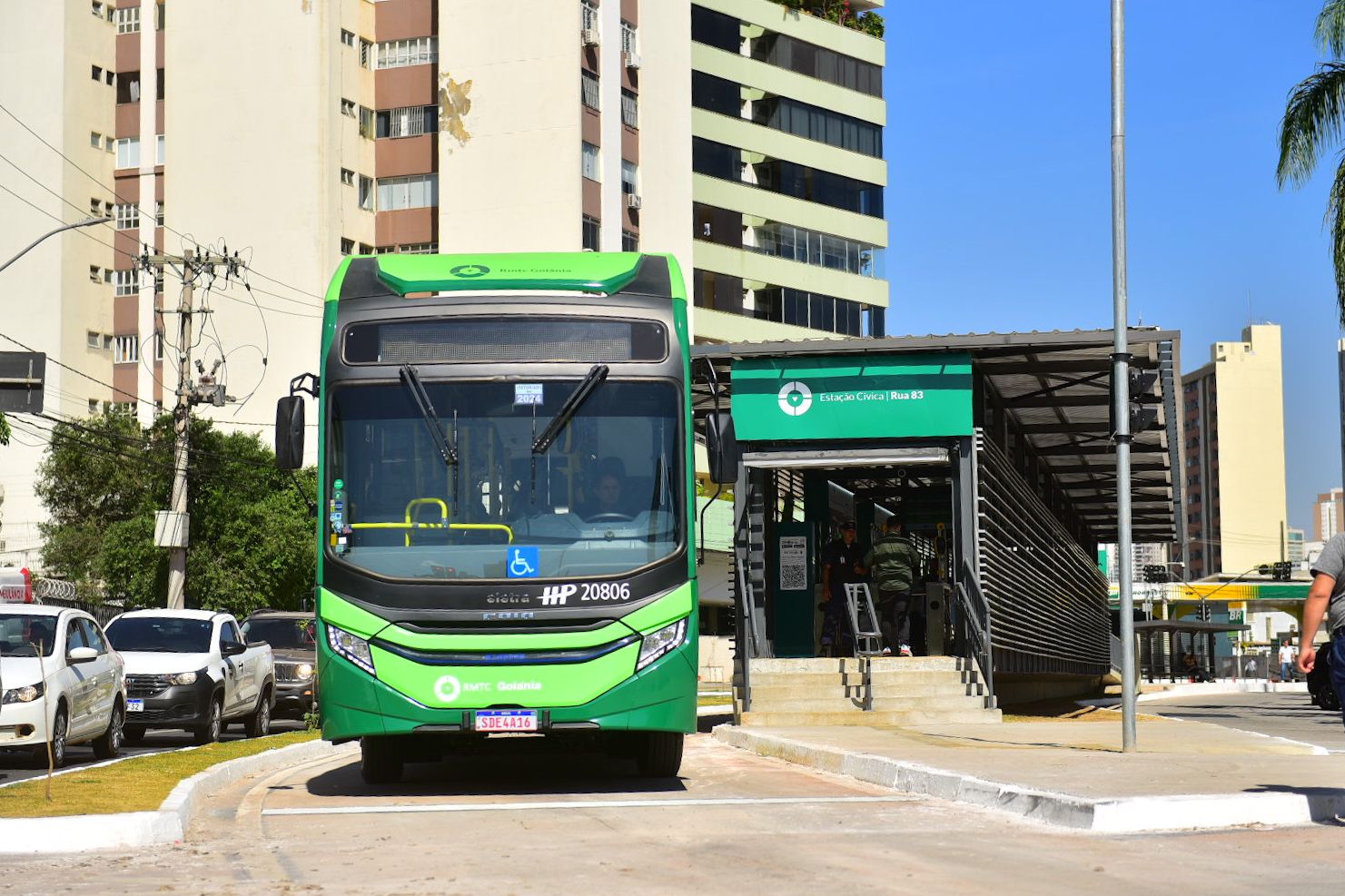 Imagem destacada do post: Goiânia recebe 3º trecho da ‘metronização do BRT’ entre a Praça A e a Praça da Bíblia