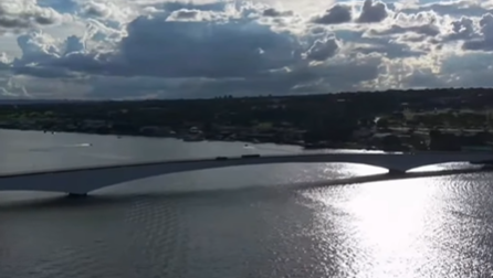 Imagem destacada do post: Imagens do alto revelam beleza e cenários de Brasília que quase ninguém conhece