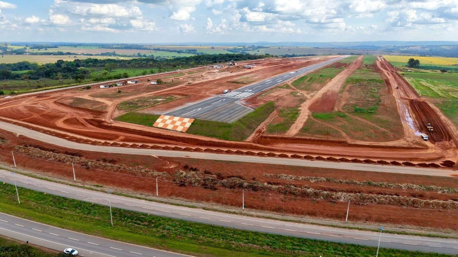 Aeroparque de Bela Vista de Goiás, na GO-020, recebe primeiro pouso [vídeo]