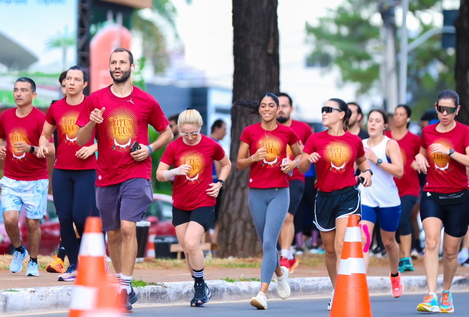 Corrida Totus Tuus faz preparação pra festival 2026 com centenas de pessoas