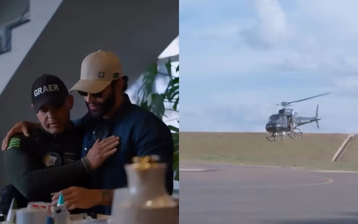 Graer faz visita institucional para o cantor Gusttavo Lima; veja vídeo