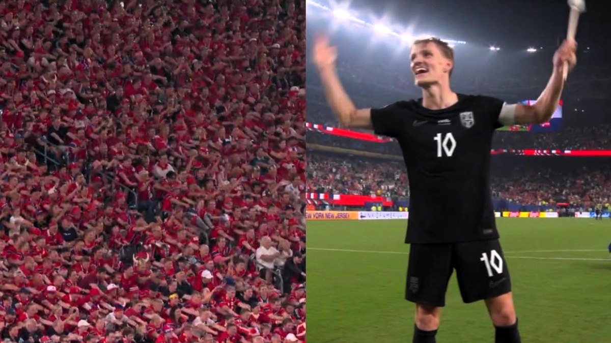 Torcida da Noruega viraliza no mundo com remada viking após classificação na Copa