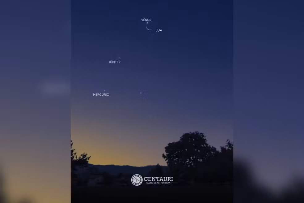 Conjunção de Lua e Vênus cria espetáculo no céu; veja vídeo 1 whatsapp image 2026 06 17 at 16.50.03