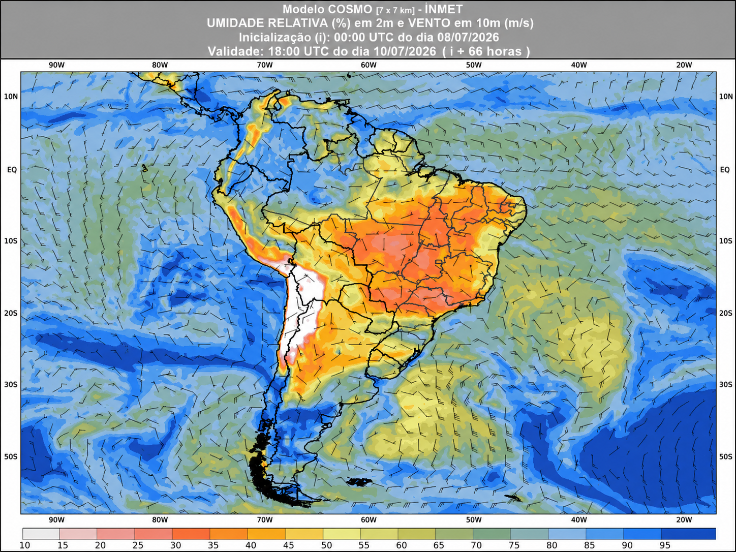 Tempo seco traz alerta de baixa umidade a Goiás com mínima de 20%, diz Inmet