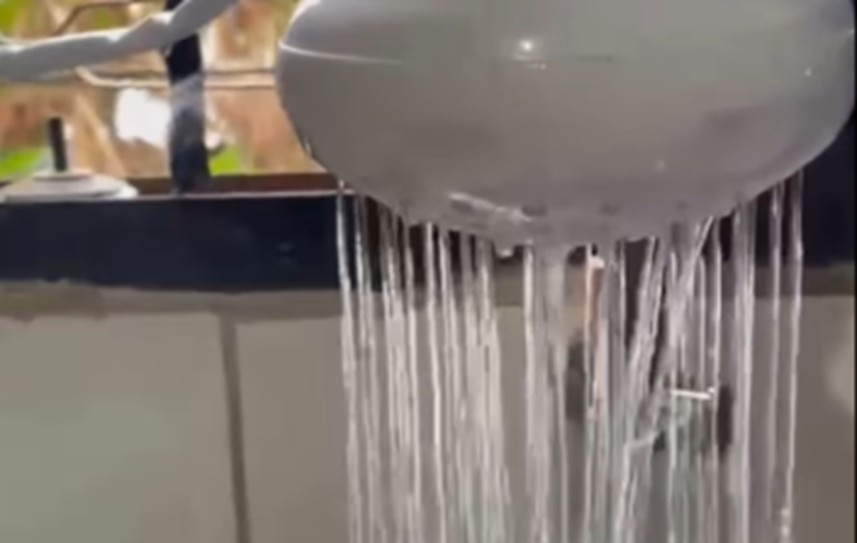 Em Mineiros, mulher cria invenção pra lavar louças no frio e repercute; veja vídeo