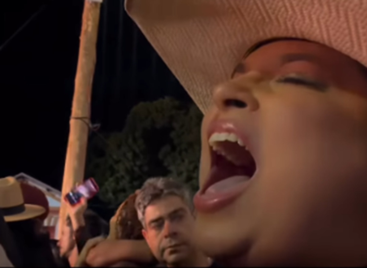 Mulher tenta técnica pra tirar homem da frente durante show do Zezé e viraliza
