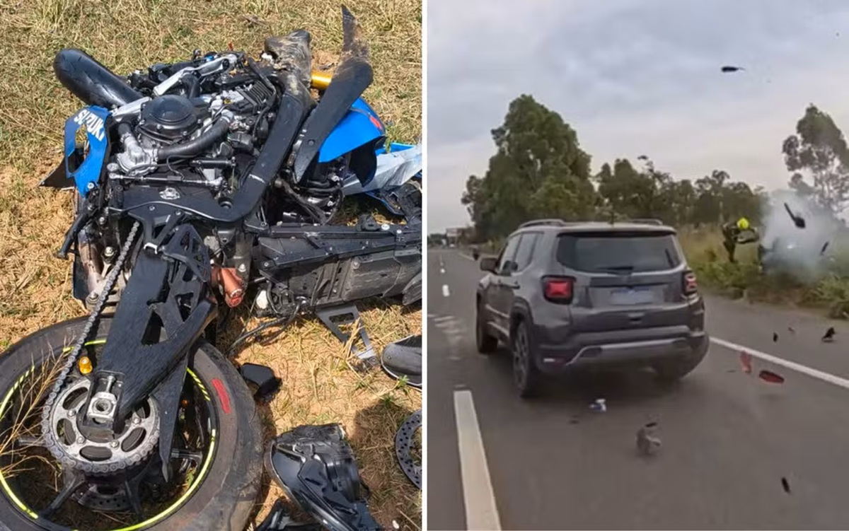 Motociclista morre após grave acidente na GO-020; veja vídeo