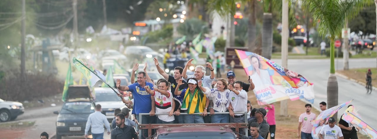 Missa e carreatas marcam início da campanha eleitoral ao governo de Goiás [vídeo]
