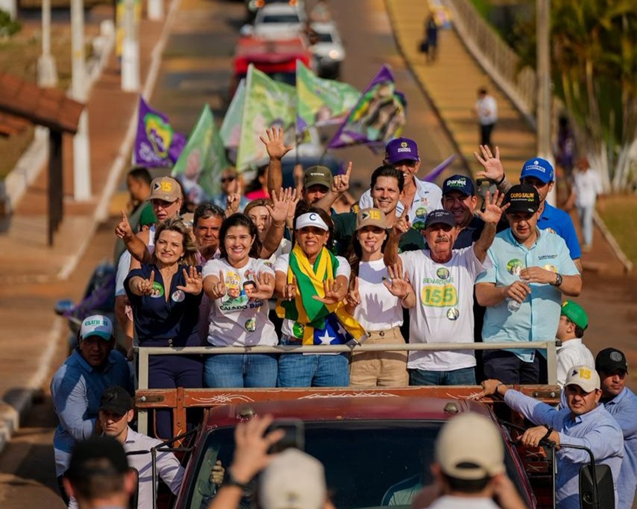Daniel leva campanha às cidades da região da GO-020 em giro de carreatas
