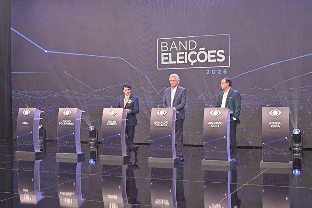 Sem Lula, Flávio e Zema, candidatos fazem 1º debate à Presidência, na Band [vídeo]