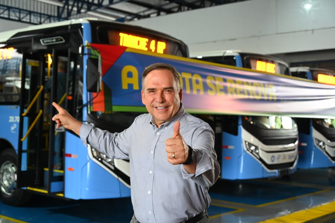 Goiânia recebe 19 novos ônibus com Wi-Fi, ar-condicionado e tecnologia ‘Euro 6’