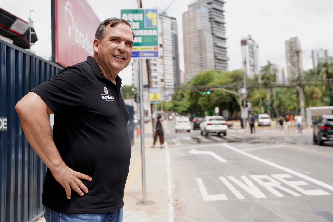 Mabel implanta ‘Esquerda Livre’ no Setor Bueno e estuda ampliar modelo a outros cruzamentos
