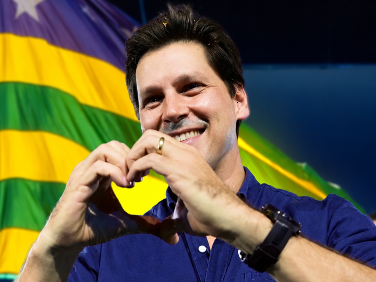 Daniel Vilela é reeleito no 1º turno para governar Goiás até 2030 com 59,17%