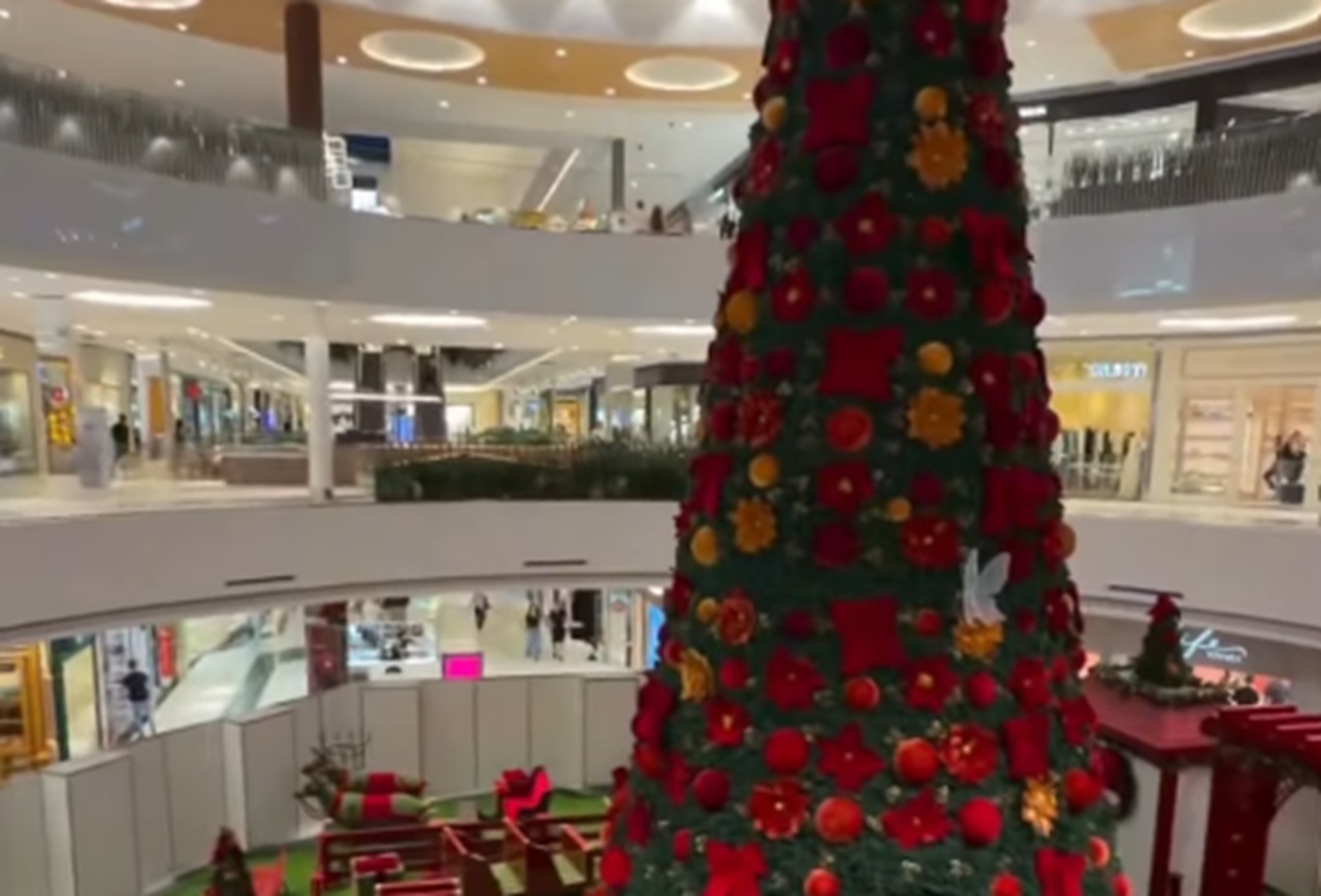 Corretores ‘flagram’ decoração de Natal do Flamboyant e ficam indignados: ‘o ano já acabou’