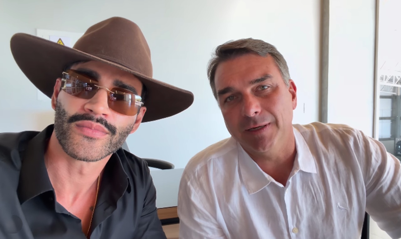 Em vídeo com Gusttavo Lima, Flávio garante que vai manter programas sociais; veja vídeo