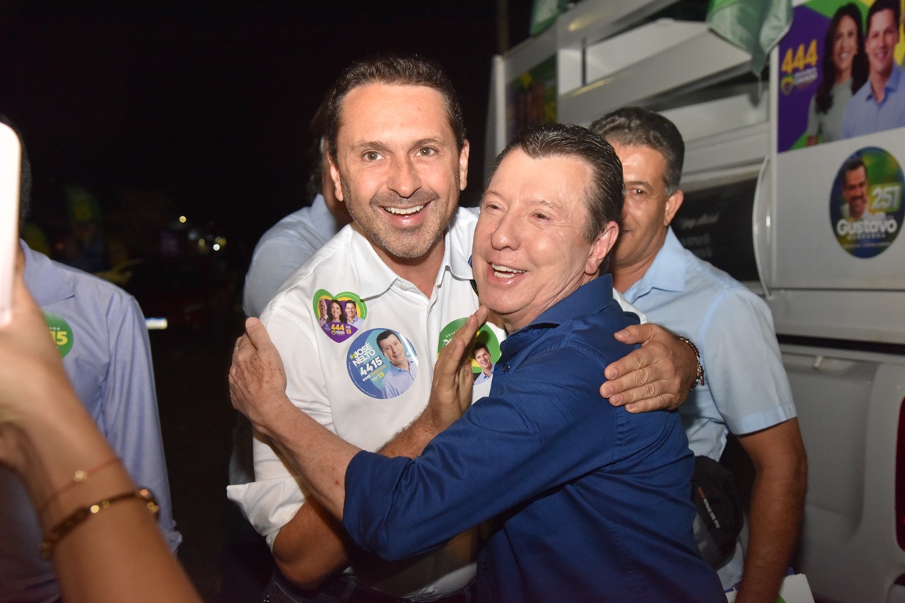 Vilela pede votos para José Nelto e destaca recursos destinados a Aparecida [vídeo]